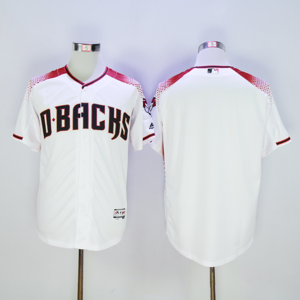 Men Arizona Diamondback Blank White MLB Jerseys->arizona diamondback->MLB Jersey